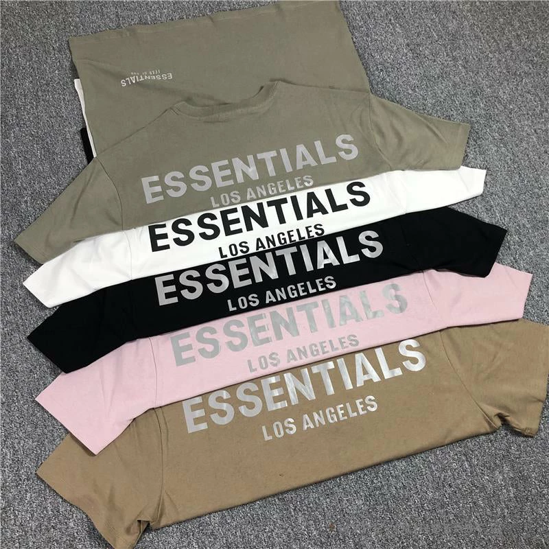 HypeYourBeast FOG Essentials Tee Shirt ‘Los Angeles’ TAUPE T-Shirts