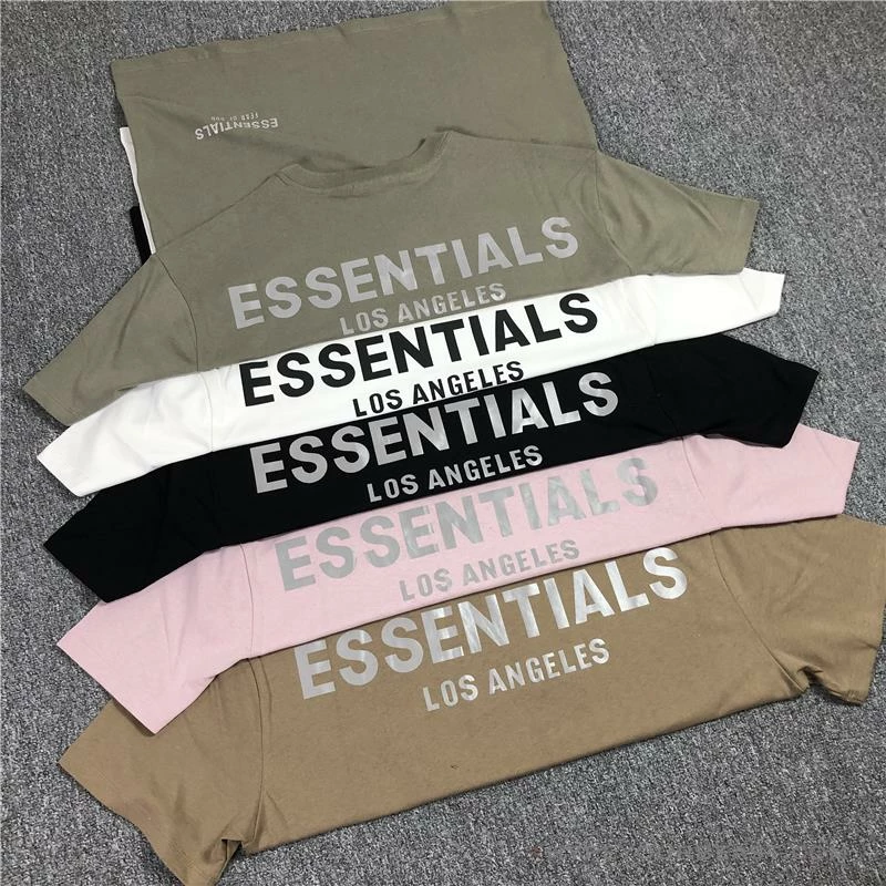 HypeYourBeast FOG Essentials Tee Shirt ‘Los Angeles’ BROWN T-Shirts