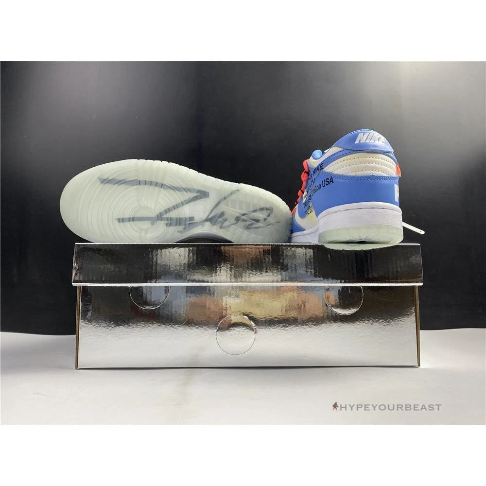 Futura X Off-White X Nike Dunk Low Blue