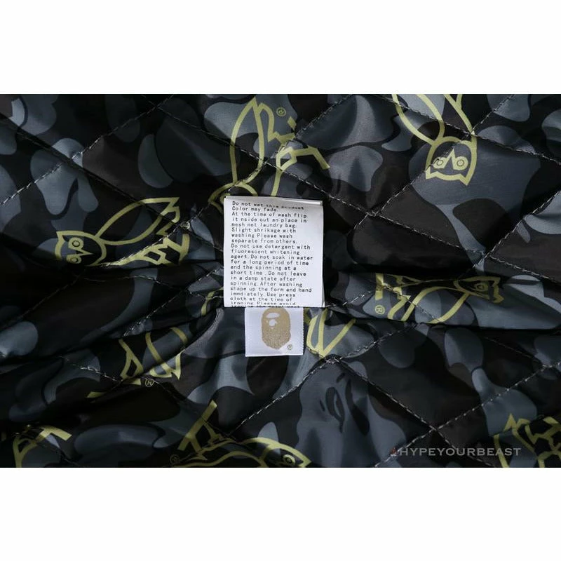 BAPE OVO Patchwork Baseball Owl Jacket Clothes