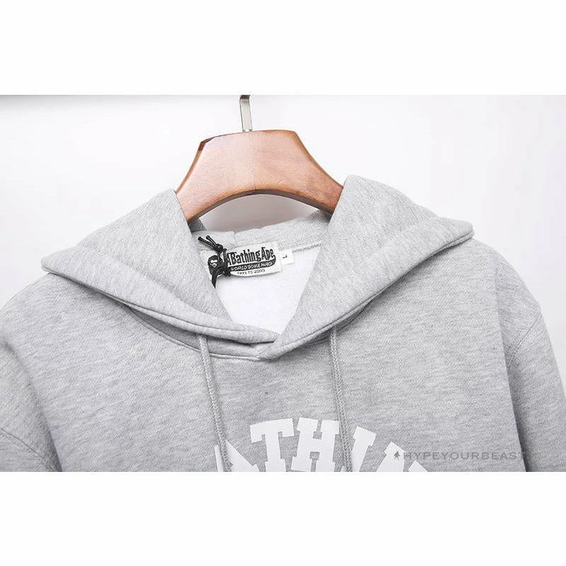 Clothes BAPE X Bathing Ape Head Hoodie ‘GREY’