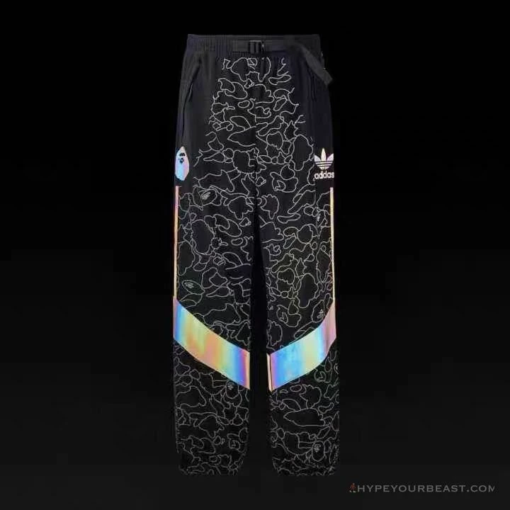 hypeyourbeast clothes bape x Ad*s snowboarding pants