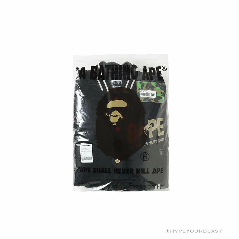 BAPE OVO Patchwork Baseball Owl Jacket Clothes
