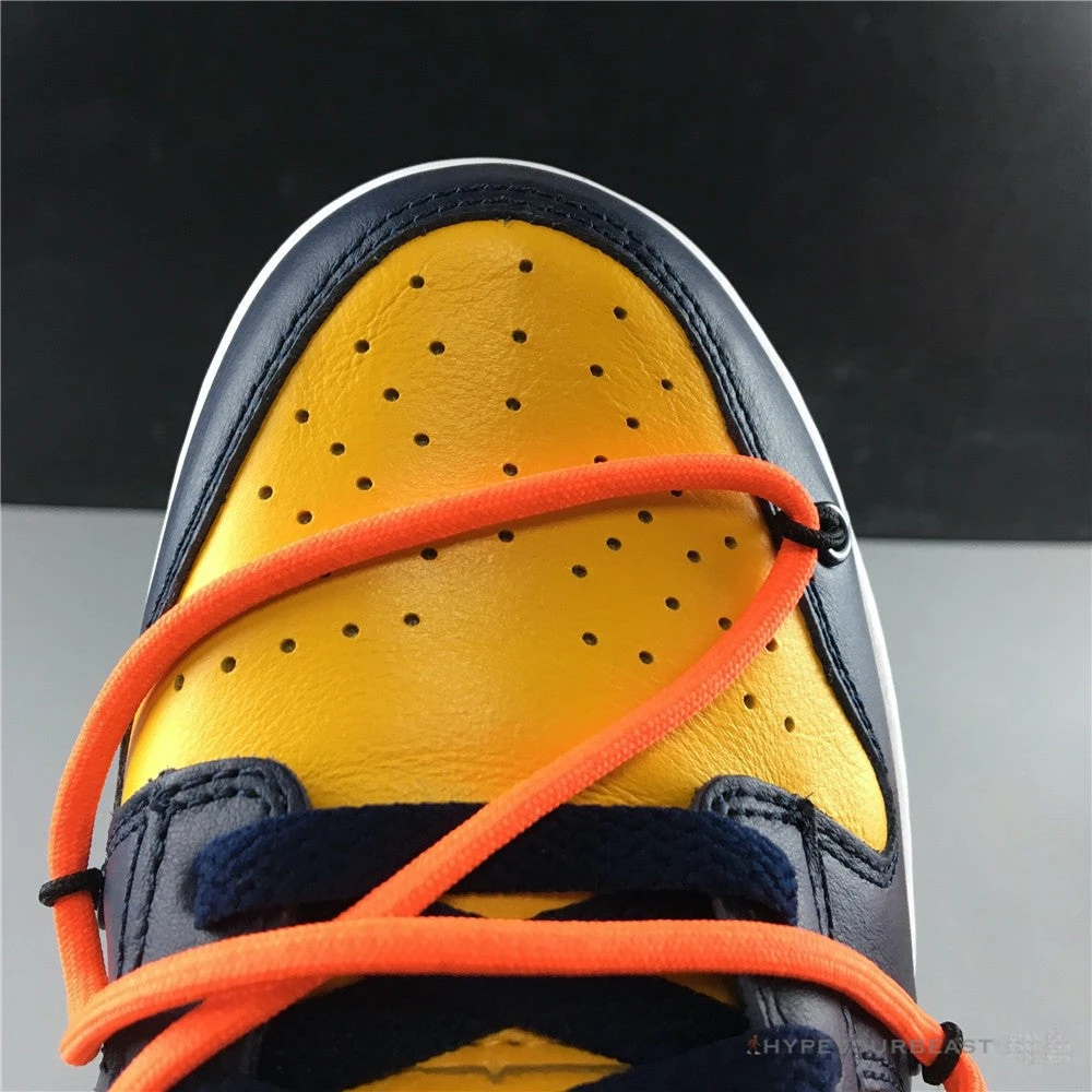 Nike Off-White X Dunk Low ‘University Gold’