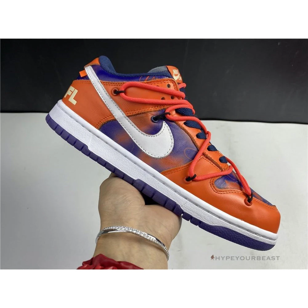 Futura X Off-White X Nike Dunk Low Orange