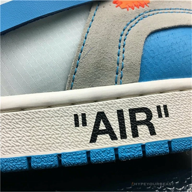 The Ten: Off White X Air Jordan 1 High “UNC”