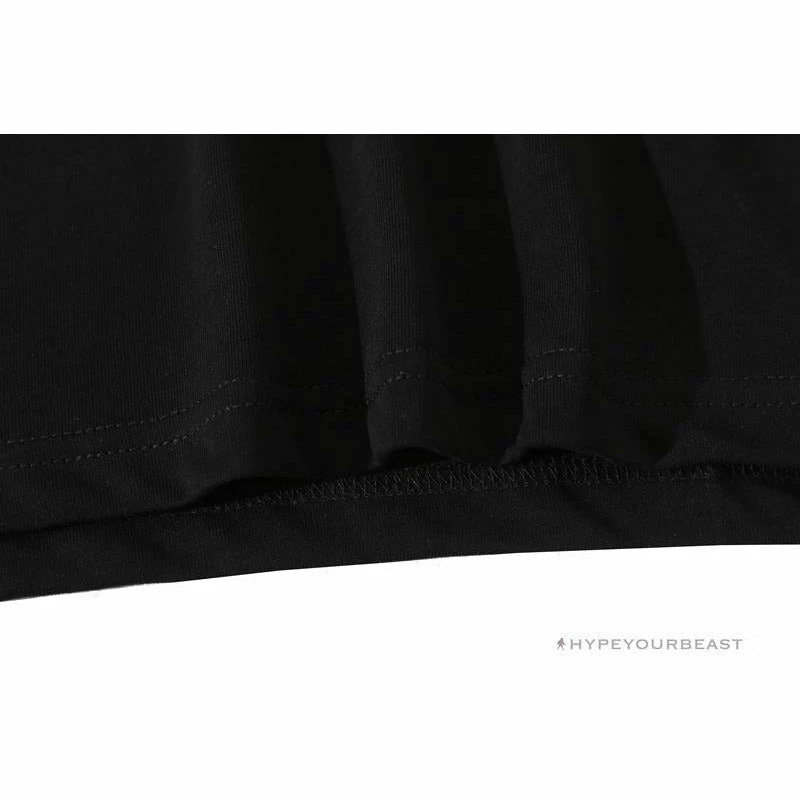 Clothes BAPE Camouflage Three-Color Question Mark Tee Shirt ‘BLACK’