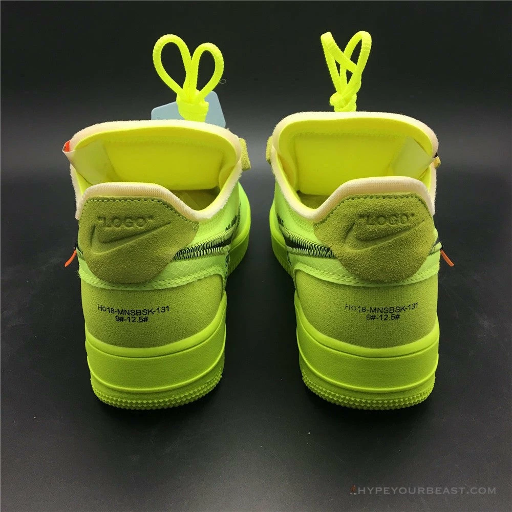 Off-White X Nike Air Force 1 Low “Volt”