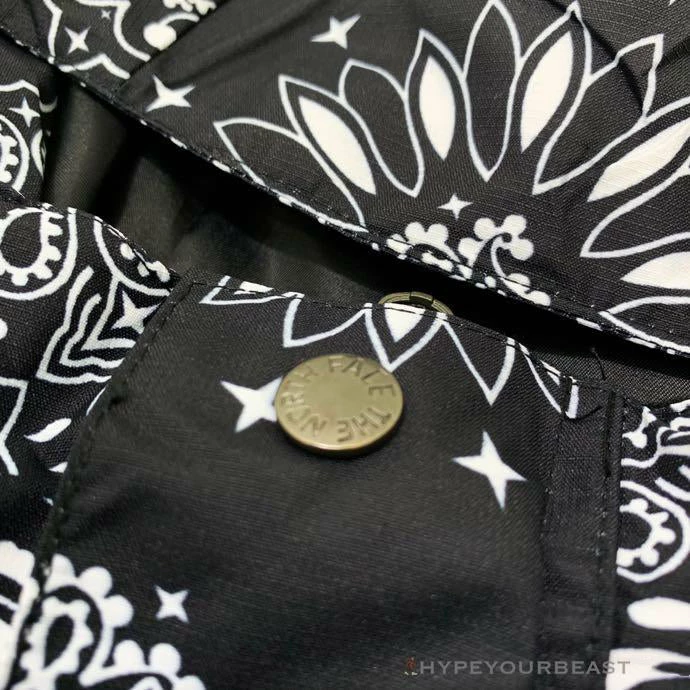 hypeyourbeast S*p*e x t*f bandana jacket black hoodies & jackets