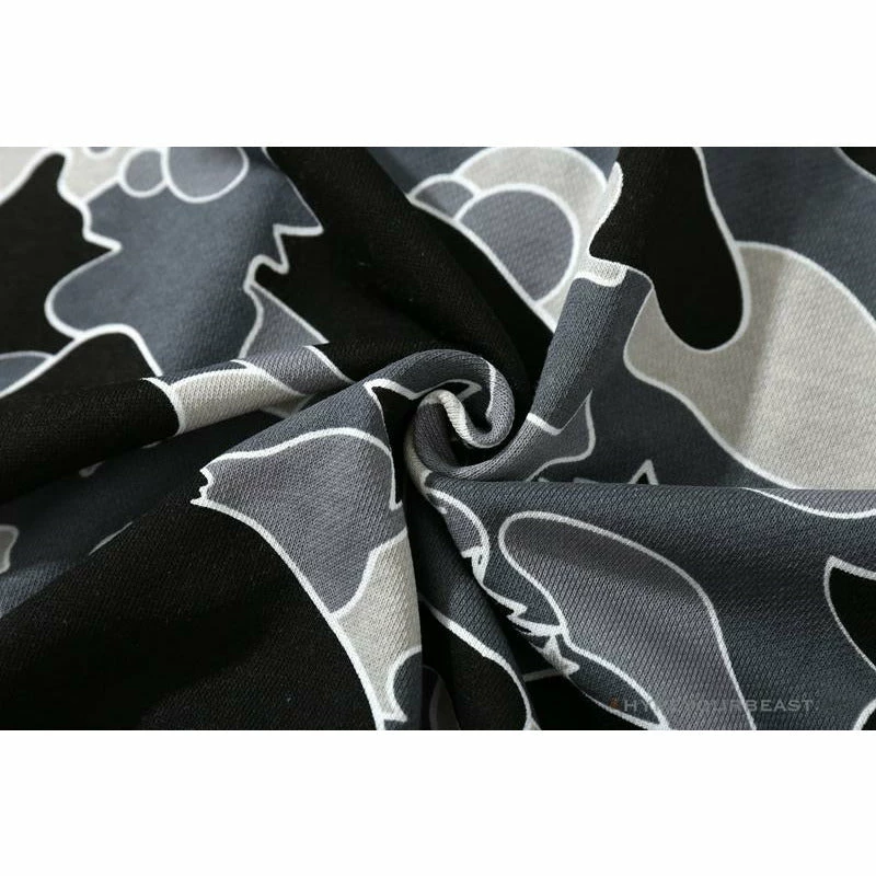 BAPE Shark Head STA Star Camouflage Hoodie ‘BLACK’