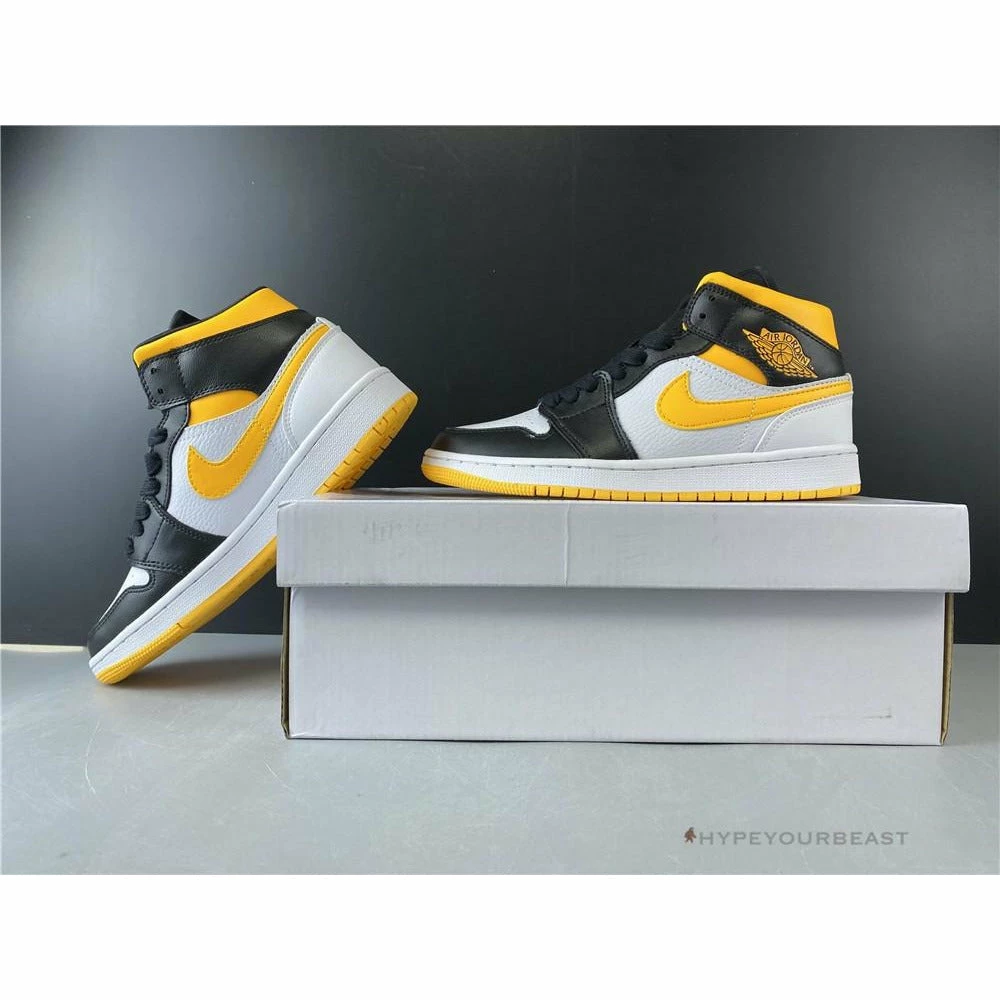 Air Jordan 1 Mid ‘Red Yellow Swoosh’