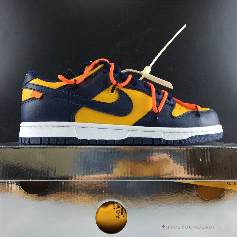 Nike Off-White X Dunk Low ‘University Gold’