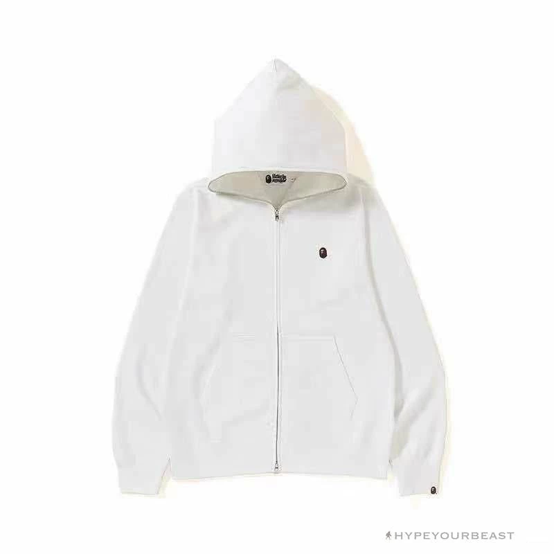 Clothes BAPE Classic Ape Head Hoodie ‘WHITE’