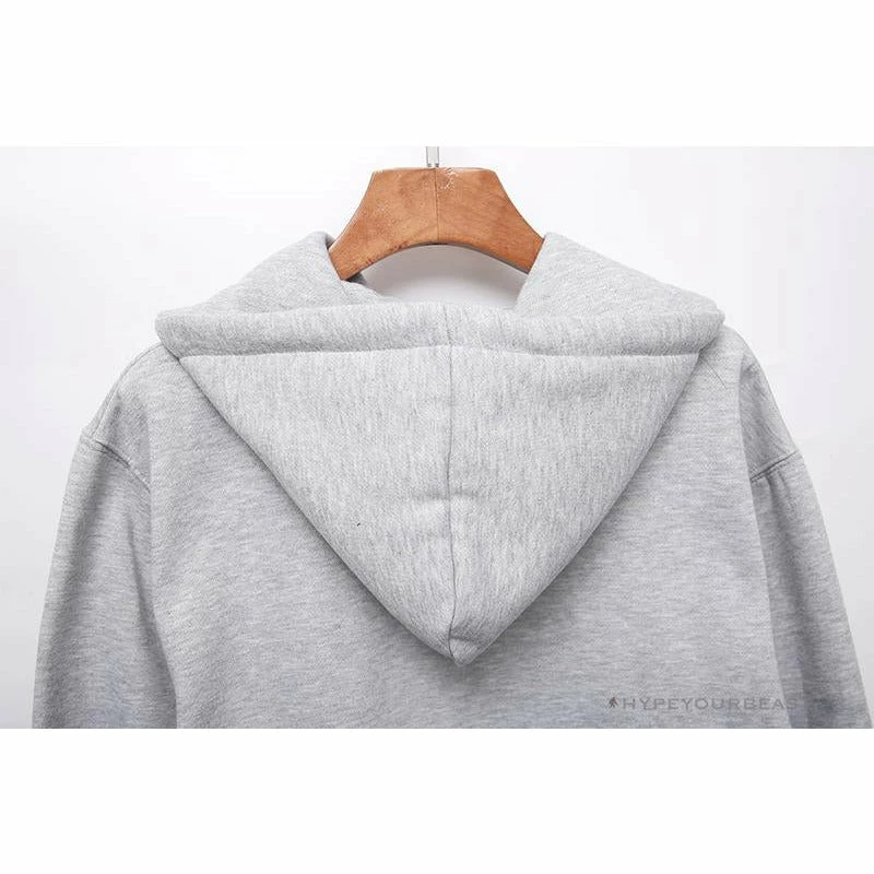 Clothes BAPE X Bathing Ape Head Hoodie ‘GREY’