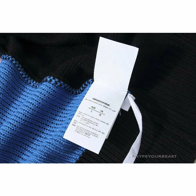 HypeYourBeast Off White Hoodie Blue Pink Hoodies & Jackets