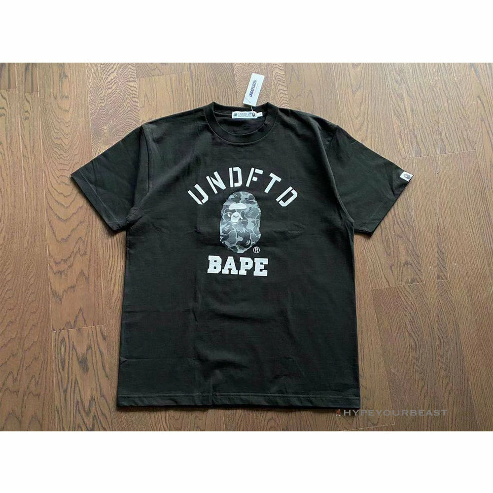 UNDFTD X Bape Tee Shirt Black Clothes