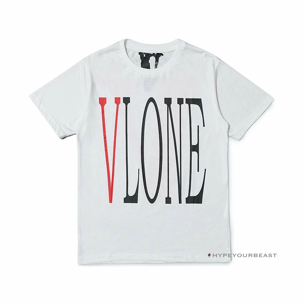 HypeYourBeast Vlone White And Red Tee Shirt T-Shirts