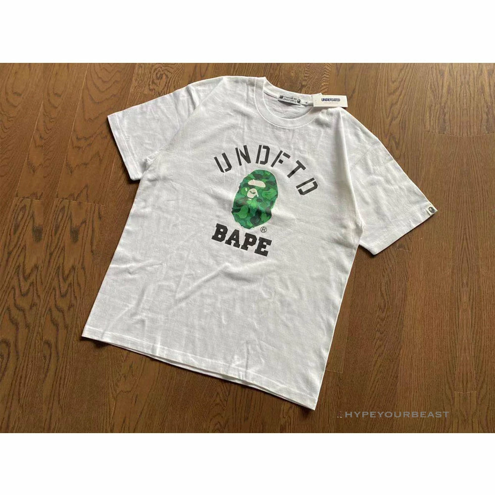 UNDFTD X Bape Tee Shirt White Clothes