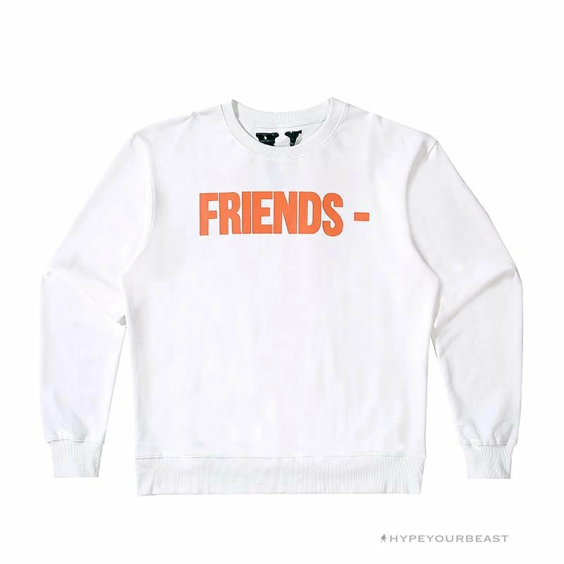 HypeYourBeast Shirts Vlone Orange Shirt – White