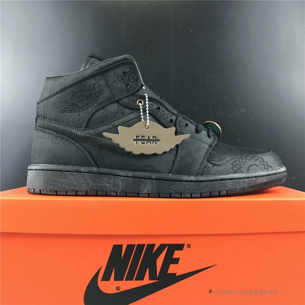 Air Jordan 1 Mid X CLOT ‘Black’