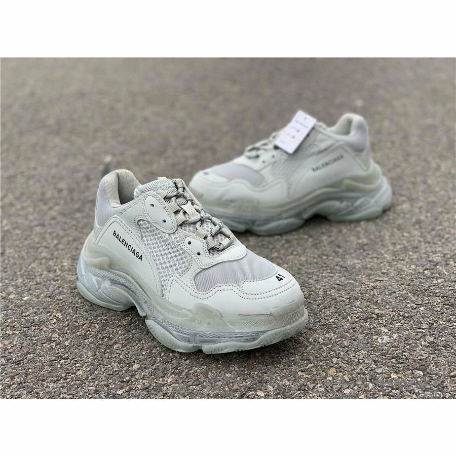 BCG Triple S Clear Sole Grey