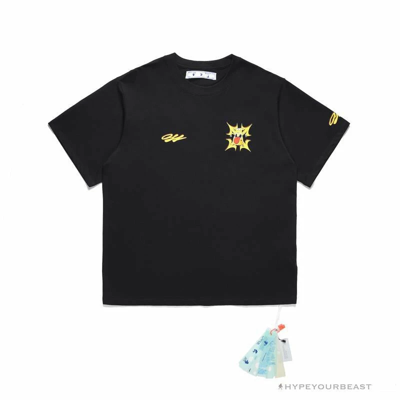 OFF-WHITE Dimensional Arrow Angry Calf Tee Shirt ‘BLACK’
