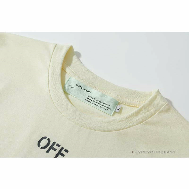 OFF-WHITE Flower Edition Tee Shirt ‘BEIGE’ T-Shirts