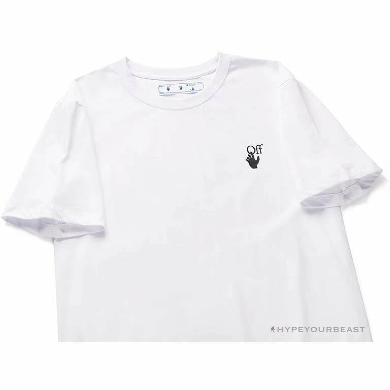 OFF-WHITE Hand Shake Tee Shirt ‘WHITE’ T-Shirts
