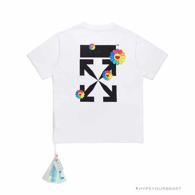 T-Shirts OFF-WHITE Takashi Murakami Sunflower Tee Shirt ‘WHITE’