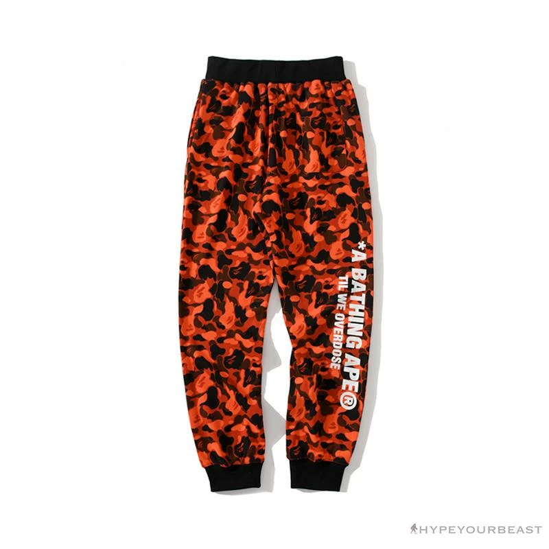 BAPE X XO Co-Branded Camouflage Pants ‘RED’ Clothes