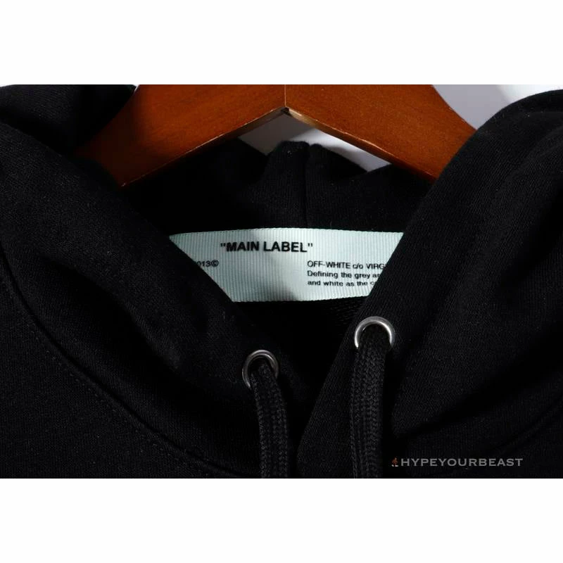Hoodies & Jackets OFF-WHITE Green Arrow Hoodie ‘BLACK’