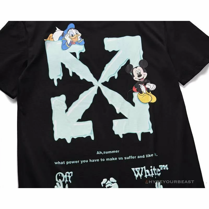 OFF-WHITE Mickey Limited Arrow Tee Shirt ‘BLACK’ T-Shirts