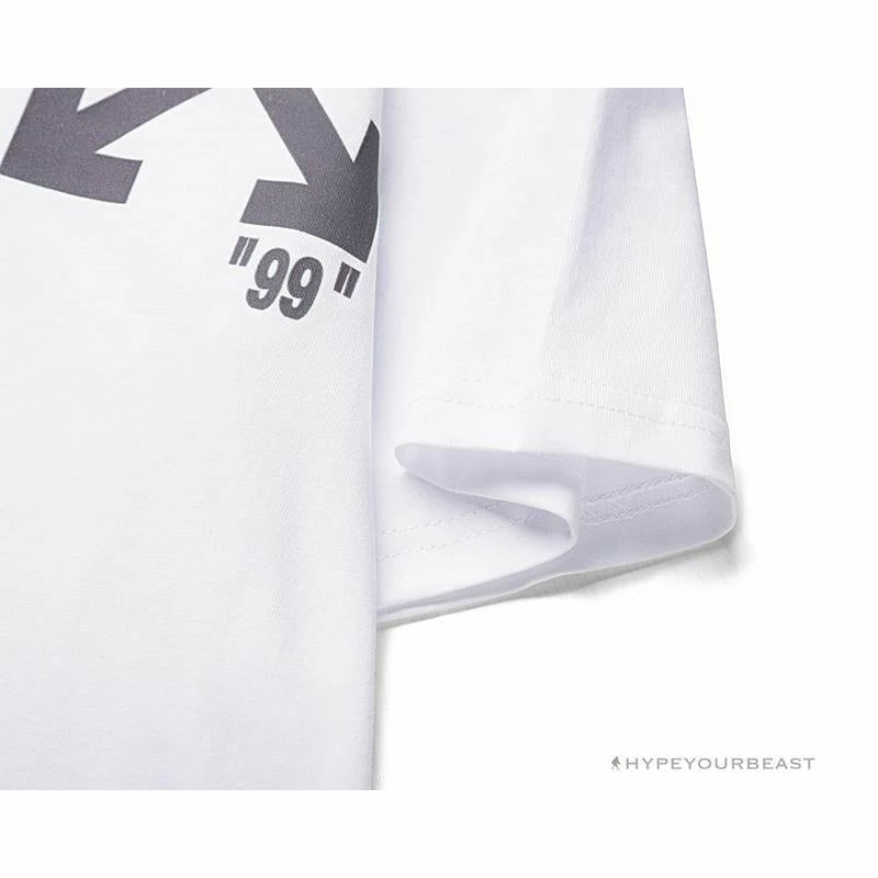T-Shirts OFF-WHITE Joint Running Mickey Mouse Arrow Tee Shirt ‘WHITE’