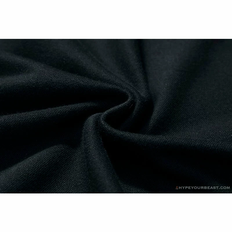 Shirts OFF-WHITE Classic Basic Cotton Terry Round Long Sleeve Shirt ‘BLACK’