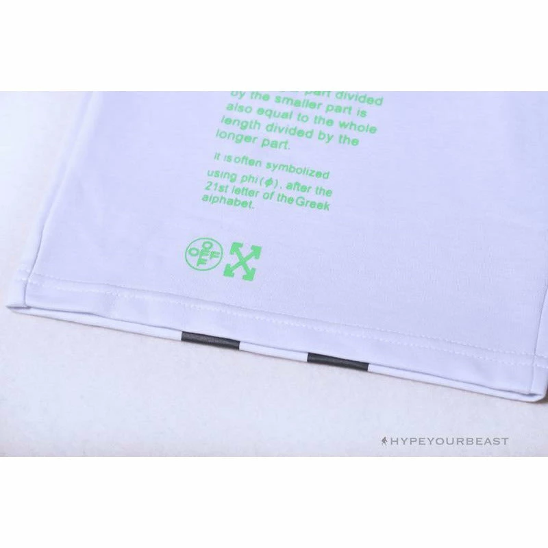 OFF-WHITE Golden Ratio Shorts ‘WHITE’