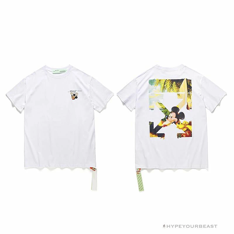 T-Shirts OFF-WHITE Disney Spring X Summer Mickey With Pluto Tee Shirt ‘WHITE’