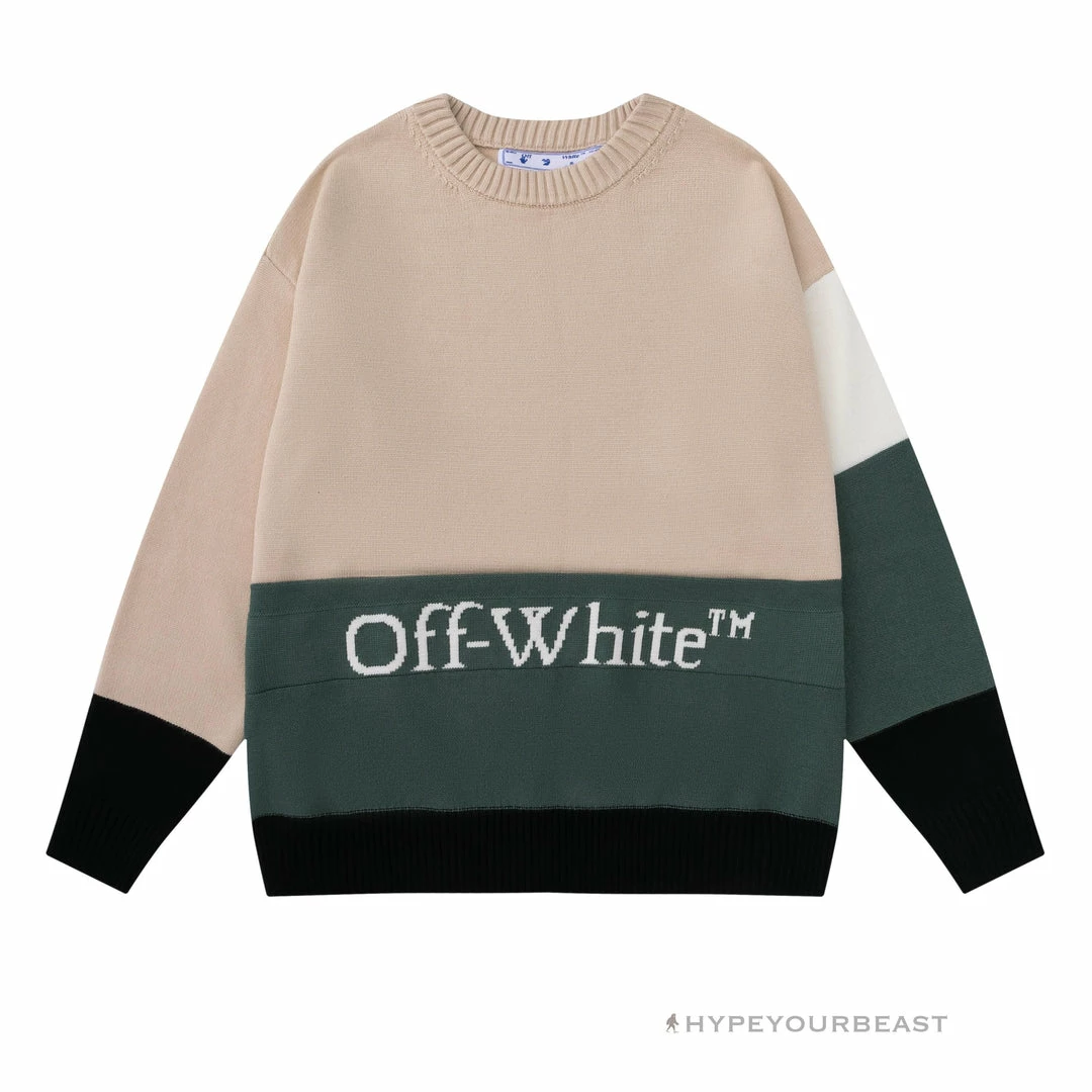HypeYourBeast Off-White Shirt – Khaki & Green