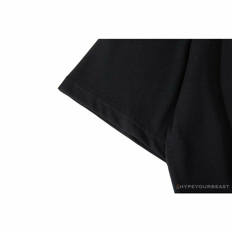 BAPE Baby Milo Color Letter Monkey Tee Shirt ‘BLACK’