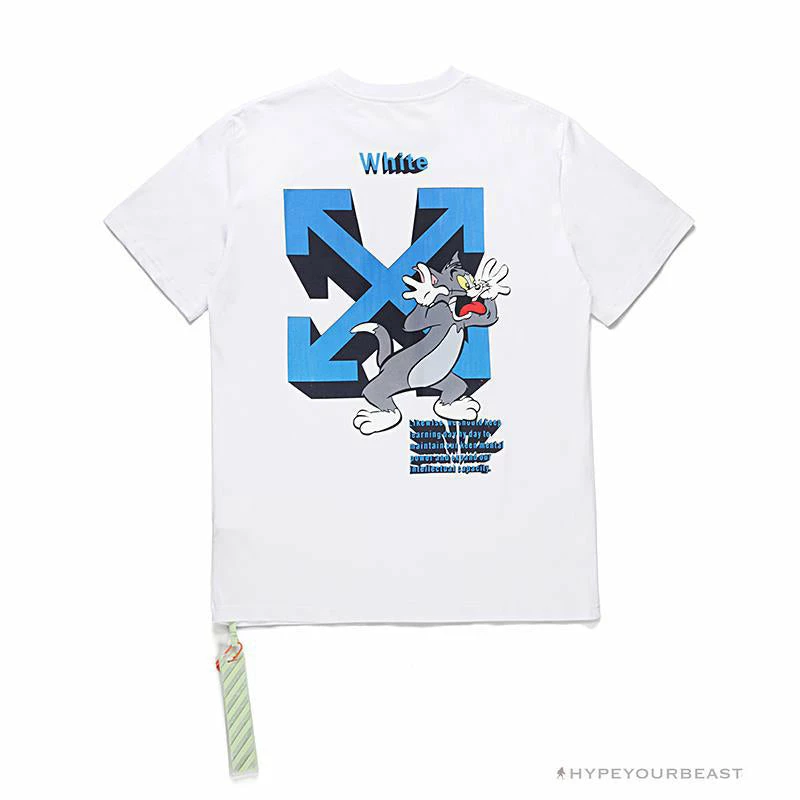 OFF-WHITE Tom And Jerry Loose Tee Shirt ‘WHITE’ T-Shirts