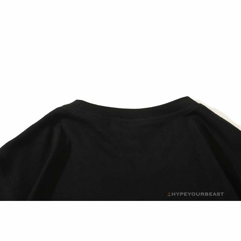 Clothes BAPE Camouflage Three-Color Question Mark Tee Shirt ‘BLACK’