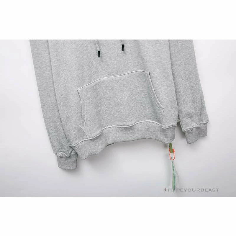 Hoodies & Jackets OFF-WHITE Hand-Painted Utility Pole Worker Hoodie ‘GREY’