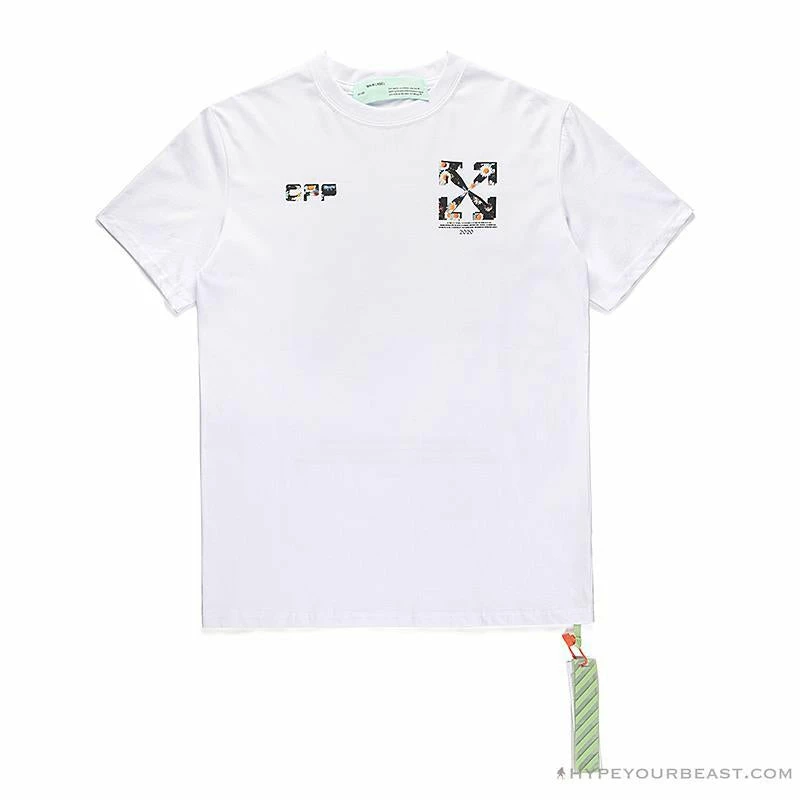 T-Shirts OFF-WHITE Daisy Graffiti Arrow Conley Tee Shirt ‘WHITE’