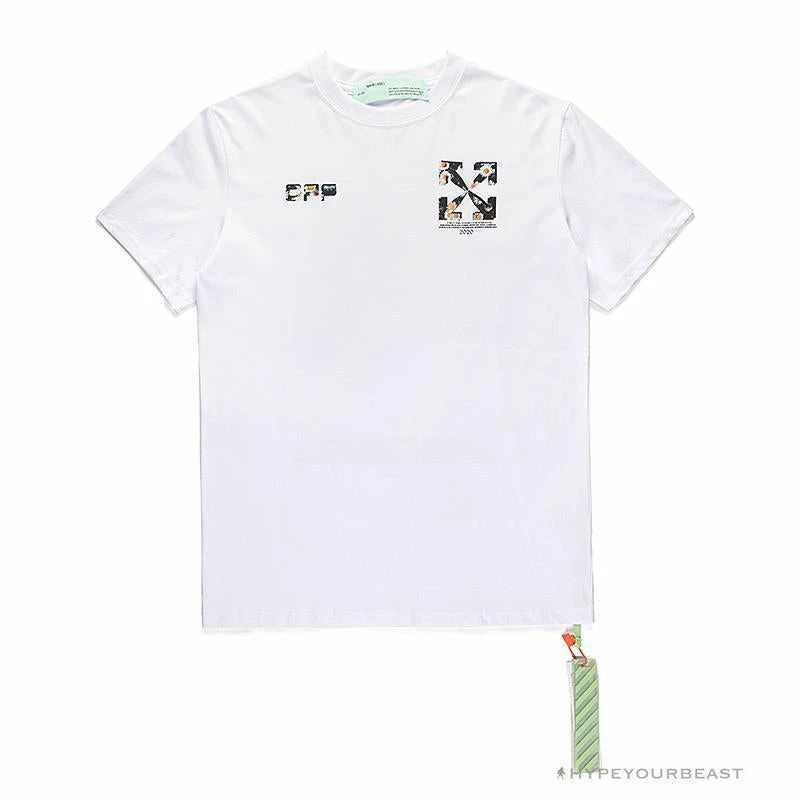 T-Shirts OFF-WHITE Daisy Graffiti Arrow Conley Tee Shirt ‘WHITE’