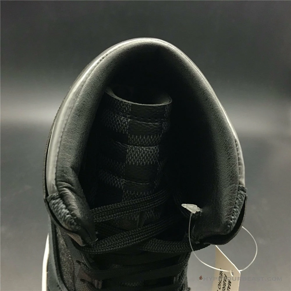 Off White X Jordan 1 X LV Black