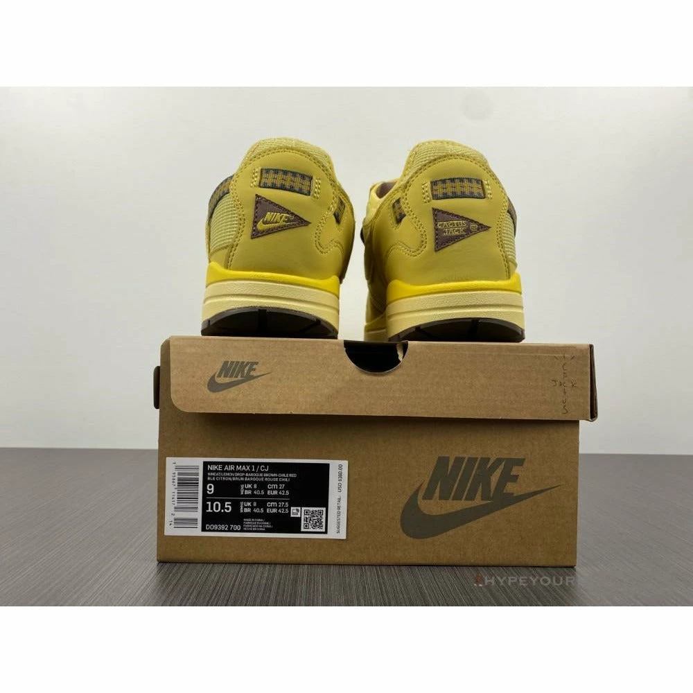 HypeYourBeast Travis Scott X Nike Air Max 1 ‘Wheat’