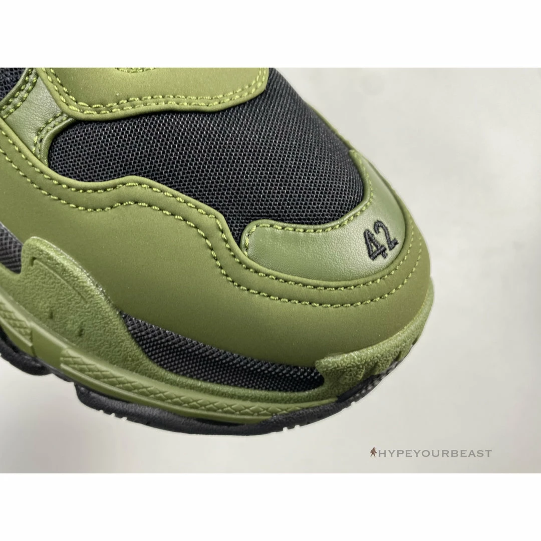 bcg triple s green / black Ba*len*cia*ga