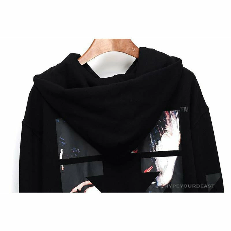 OFF-WHITE Angel Jesus Religious Print Hoodie ‘BLACK’ Hoodies & Jackets