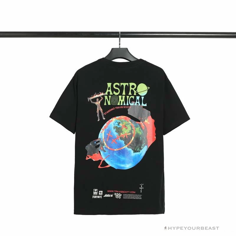 OFF-WHITE Travis Scott Cactus Jack Kakty Comek Tee Shirt ‘BLACK’