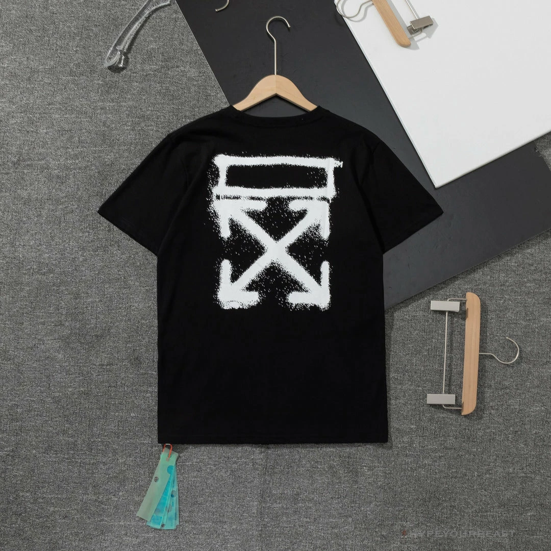 OFF-WHITE Spray Paint Arrow Tee Shirt ‘BLACK’ T-Shirts