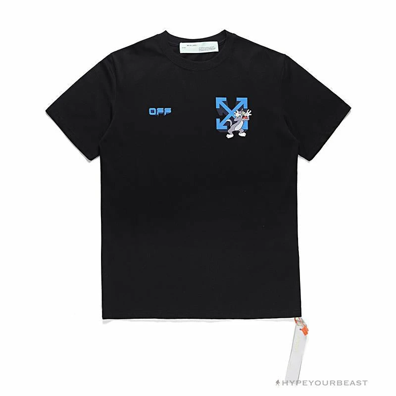 OFF-WHITE Tom And Jerry Loose Tee Shirt ‘BLACK’ T-Shirts